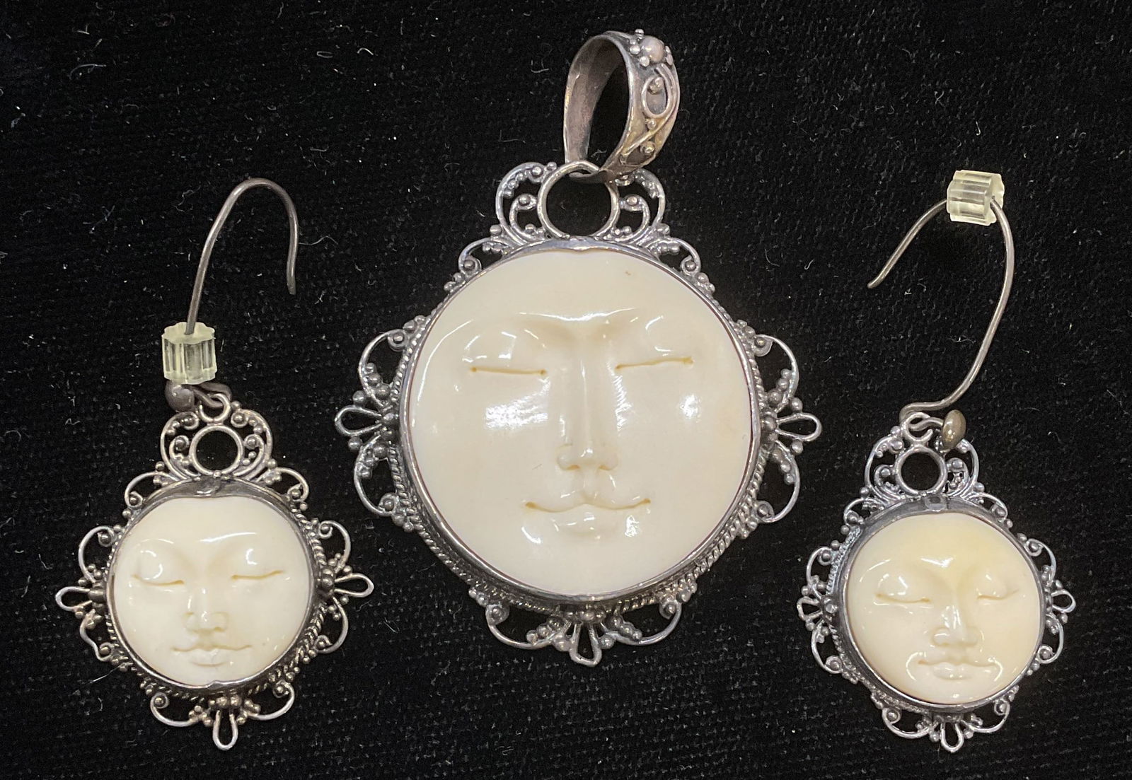 Lot 2 Bianca Zoie Sterling Silver Moon Earrings + (1 of 7)