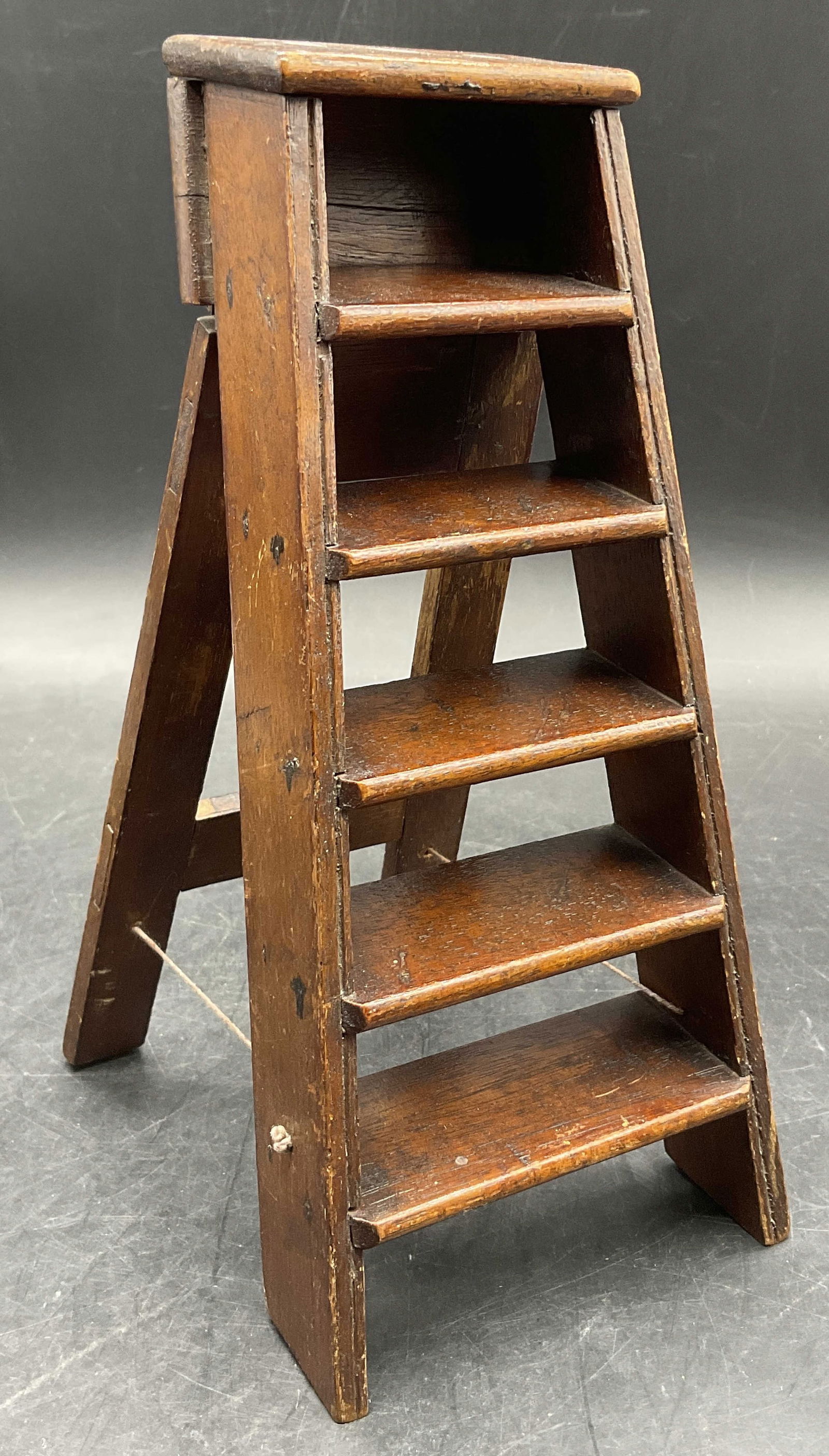 Vintage Salesman Sample Wooden Ladder (1 of 9)