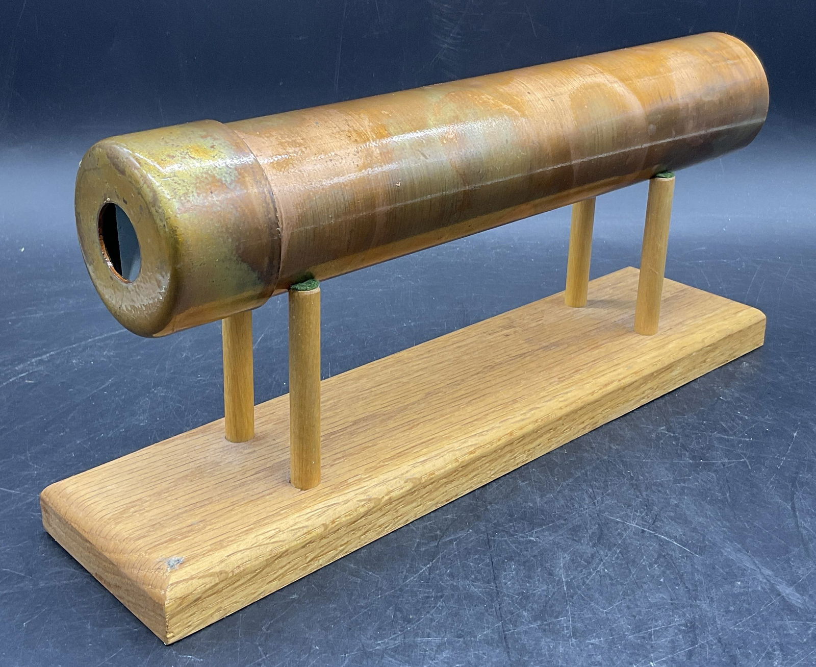 Metal Kaleidoscope W/ Wooden Stand (1 of 8)