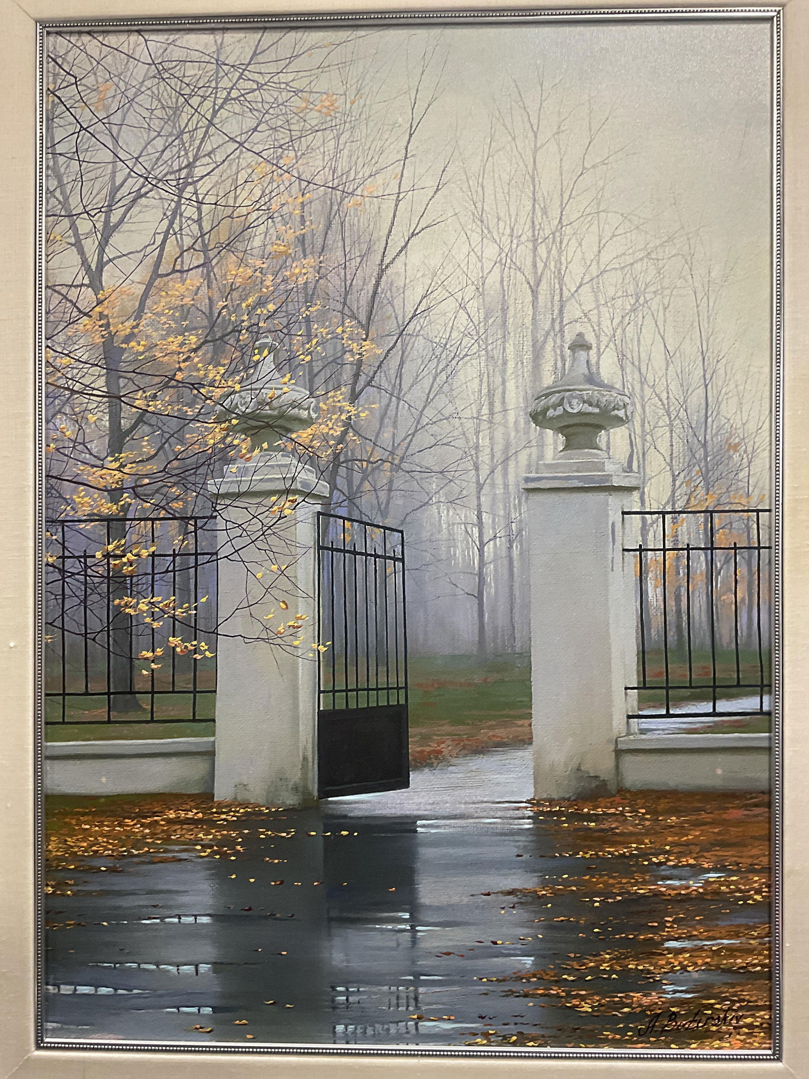Signed A. Butirskiy Autumn Gate Serigraph AP (1 of 7)