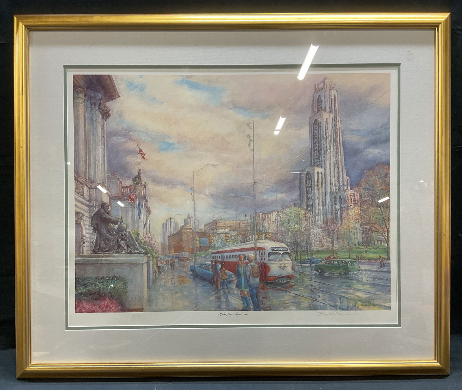 Signed Betty Reese Springtime Academia Print (1 of 7)