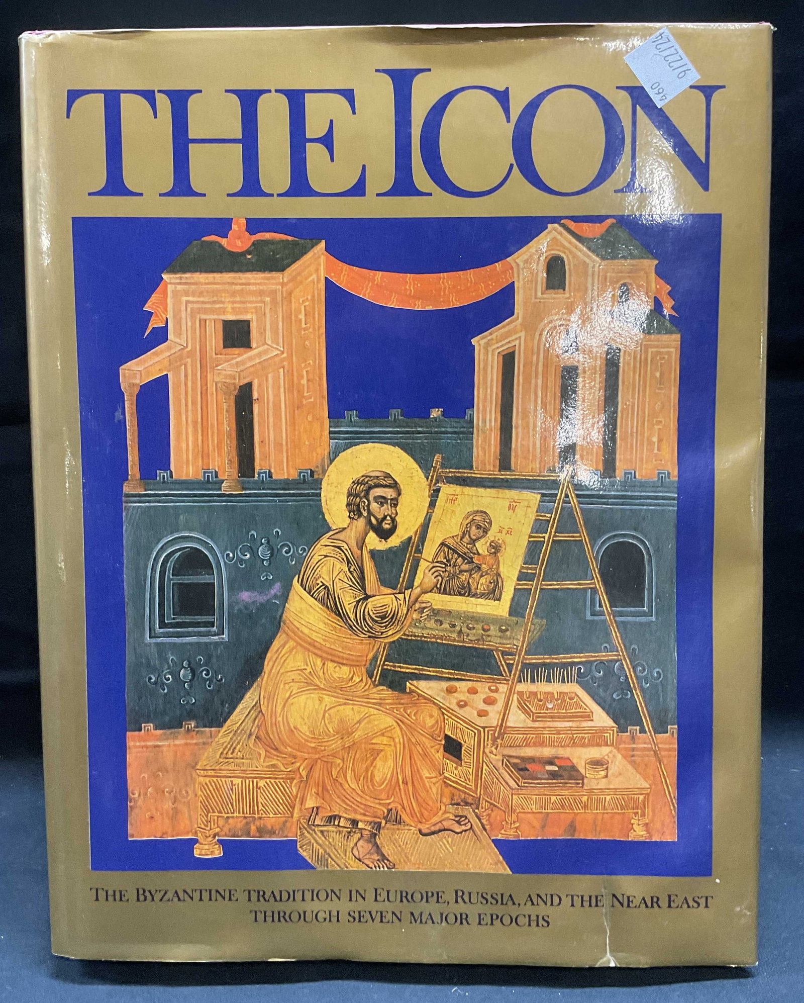 1987 The Icon, Byzantine Art Book, Illustrated: Hardcover copy of The icon. Published by Dorset Press, 1987. Illustrated. Measures approx 12.25 x 9.75 inches. Wear to cover, pages, and binding consistent with exposure. Pages appears to have some wa