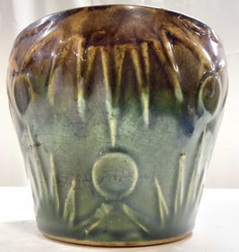 Vintage Ceramic Majolica Planter Vessel