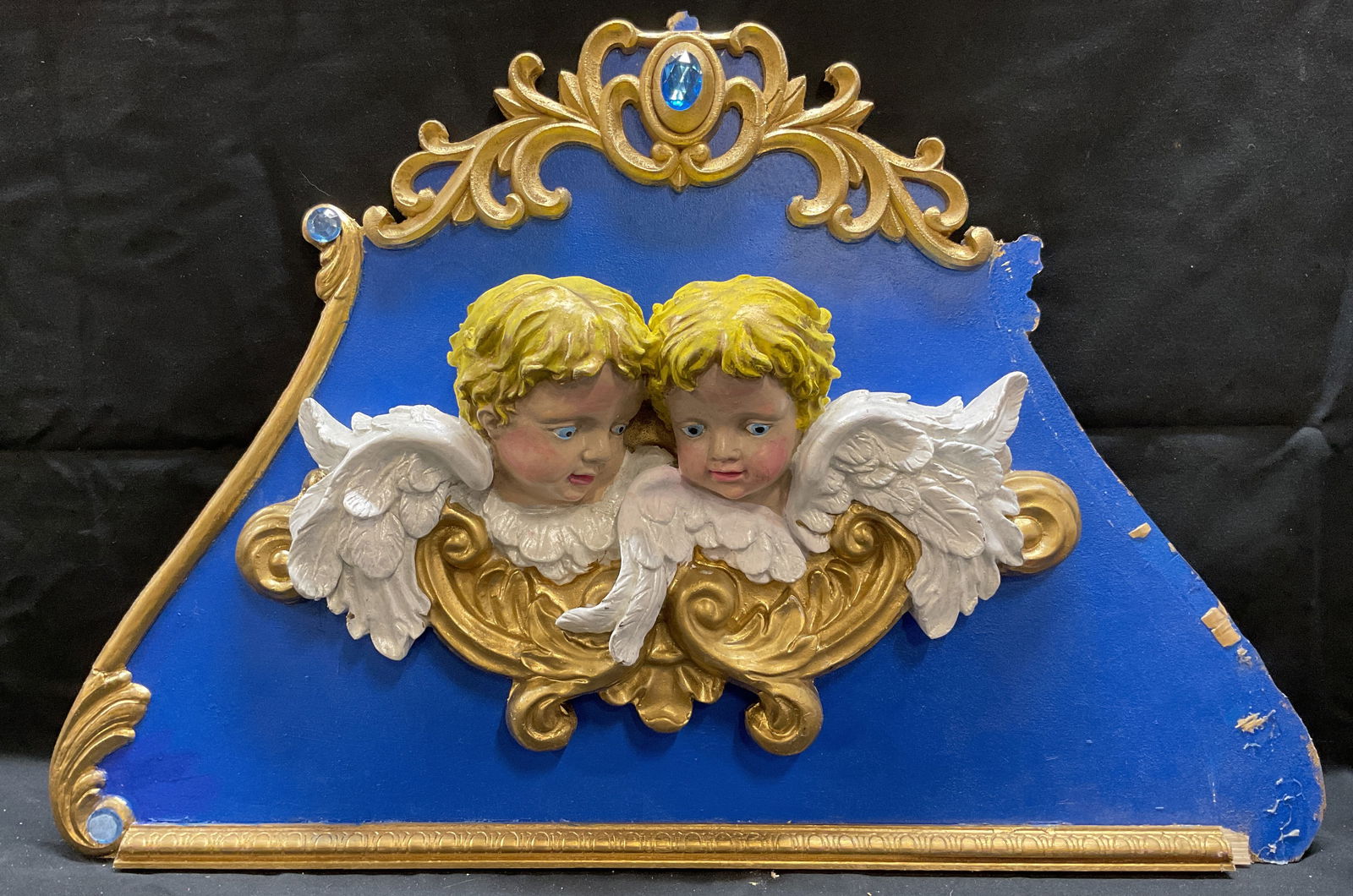 Signed Ellie Haggerty Angel Twins Carousel Panel (1 of 6)