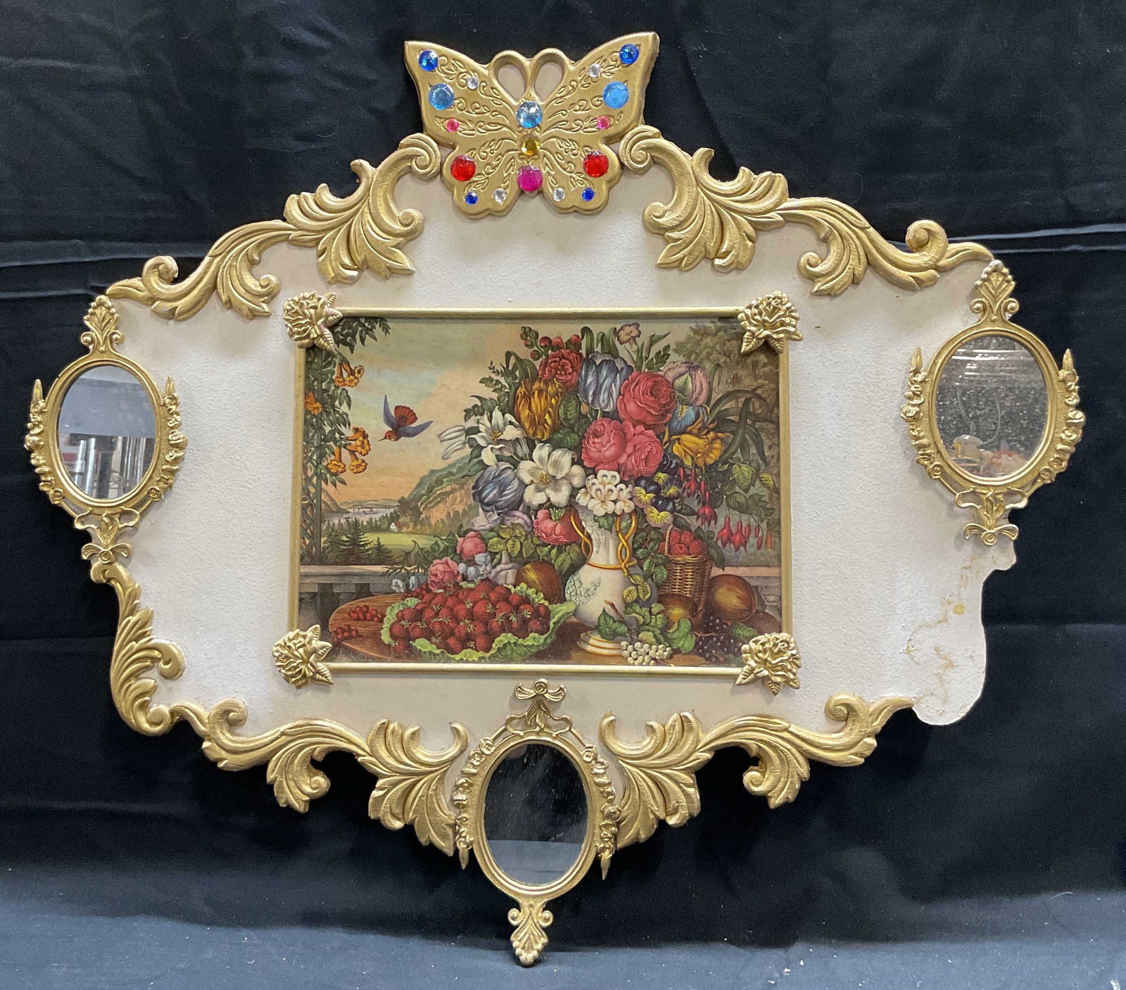 Ellie Haggerty Still Life Gilt Carousel Panel (1 of 6)