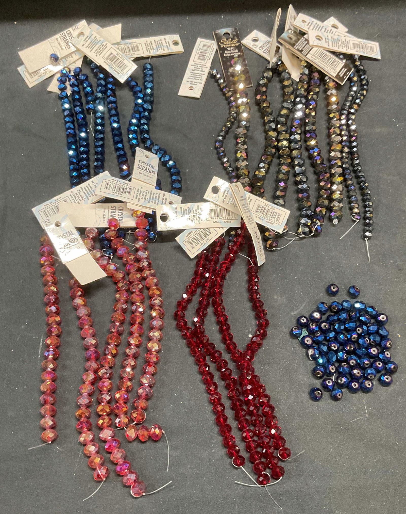 Group Lot Crystal Beads, Jewelry Makers NWT (1 of 8)