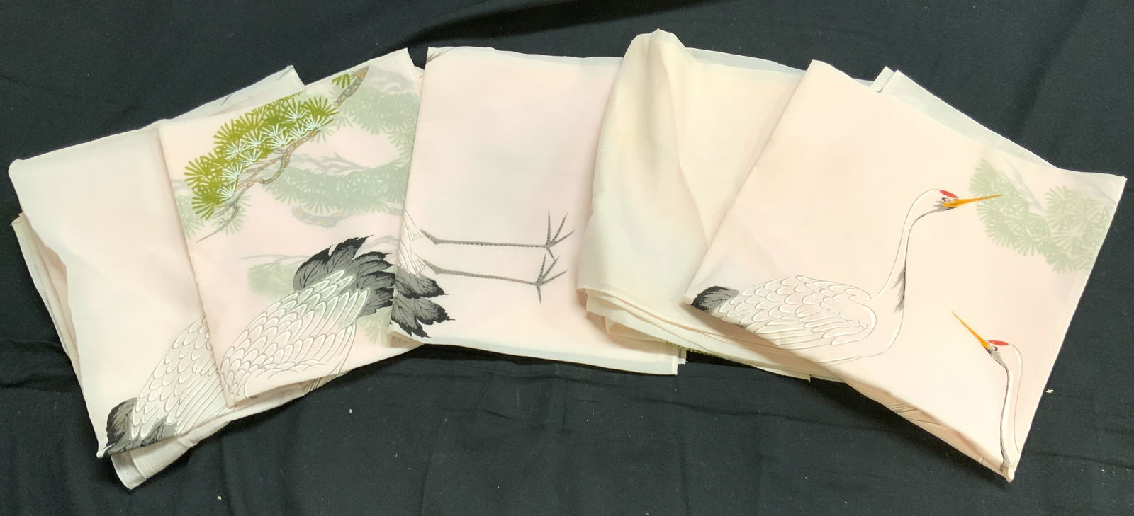 Set 5 Nylon Crane Scarves (1 of 7)