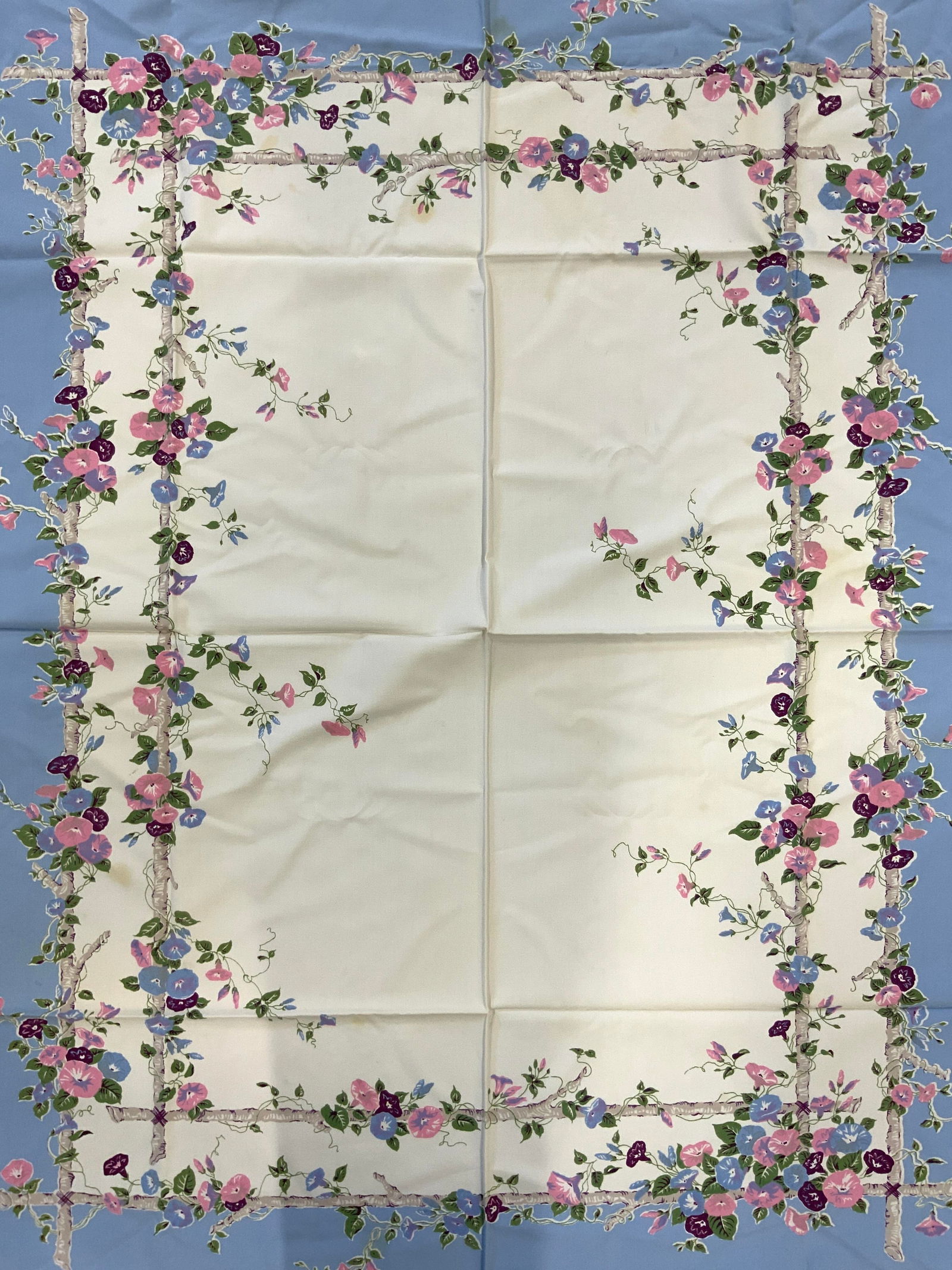 Vintage Floral Detailed Tablecloth Table Linens (1 of 7)