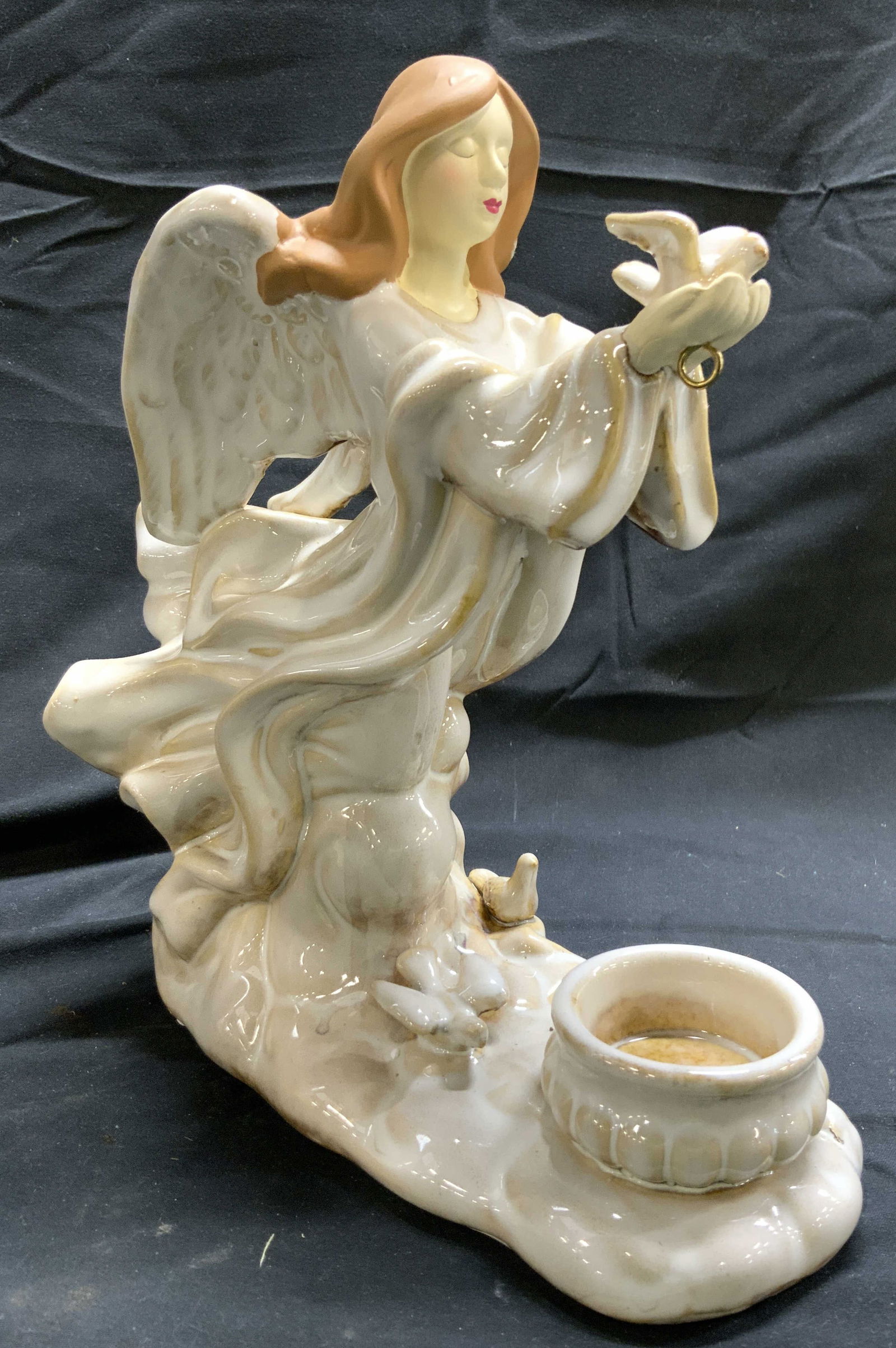 Ceramic Angel Figure Candle holder (1 of 9)