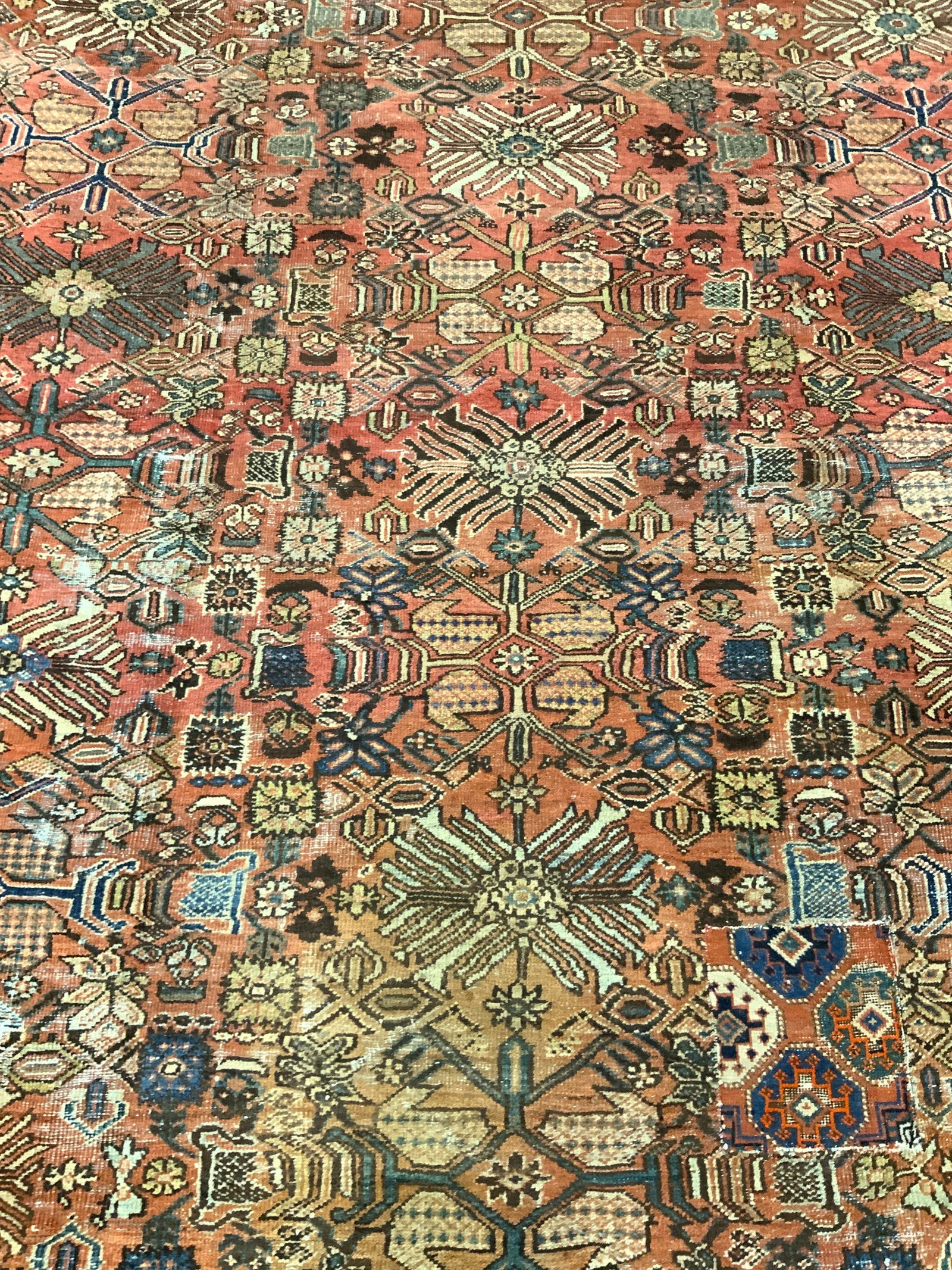 Vintage Handmade Persian Fringed Wool Rug (1 of 9)