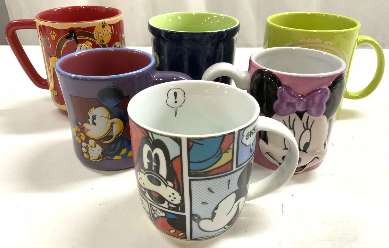 Lot 6 DISNEY Assorted Porcelain Mugs (1 of 10)