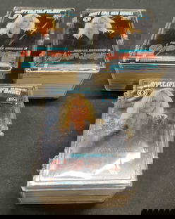 Group Lot 100+ Pamela Anderson Adult Trading Cards: Group lot of 100+ Pamela Anderson Barb Wire trading cards. Adult themed images. Cards measure approx 3.5 x 2.5 inches. Sets not examined individually or for completion. All pieces As Is, cards may hav