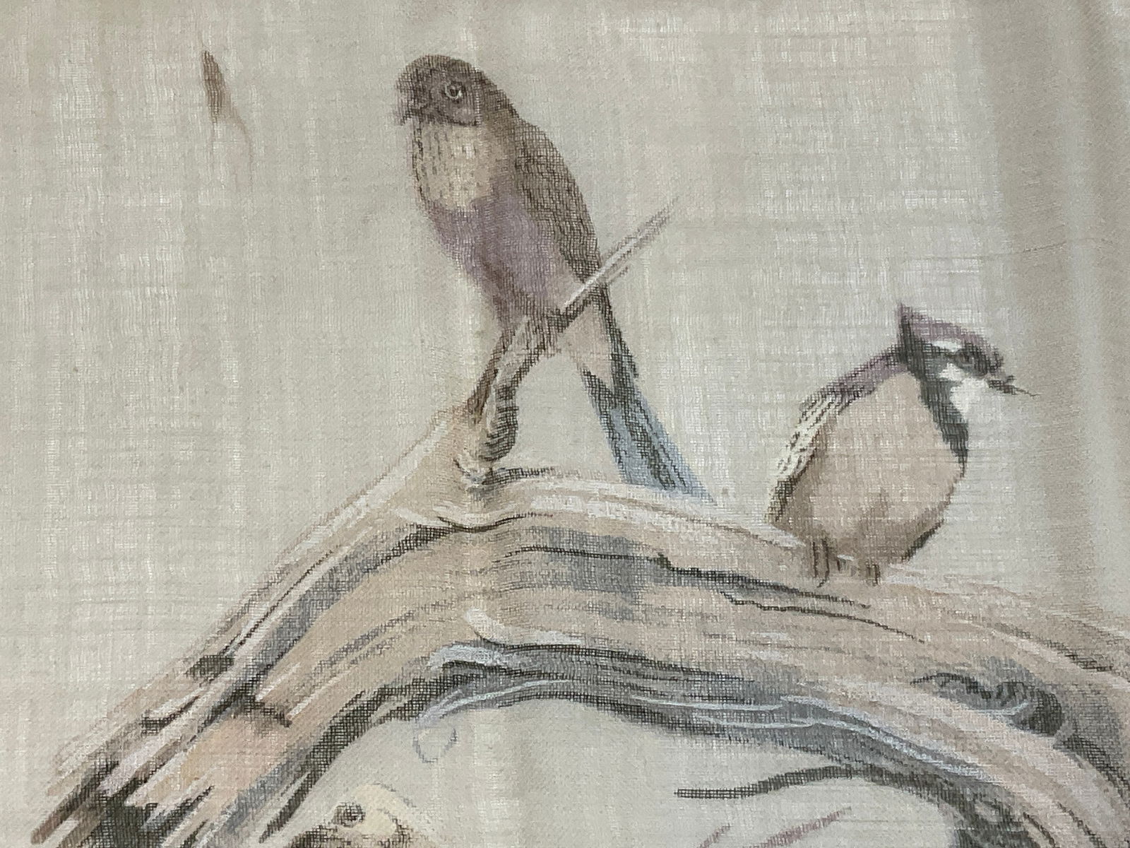 LIB ORNAMENTE Silk Bird Pattern Scarf, ODAKYU Box: LIB ORNAMENTE Silk Bird Pattern Scarf contained in ODAKYU Box. Tag to scarf reads 100% Silk. Box measures approx. 6.25Wx 9L in. Discoloration and surface wear to the scarf. Wearables, fashion, fashion