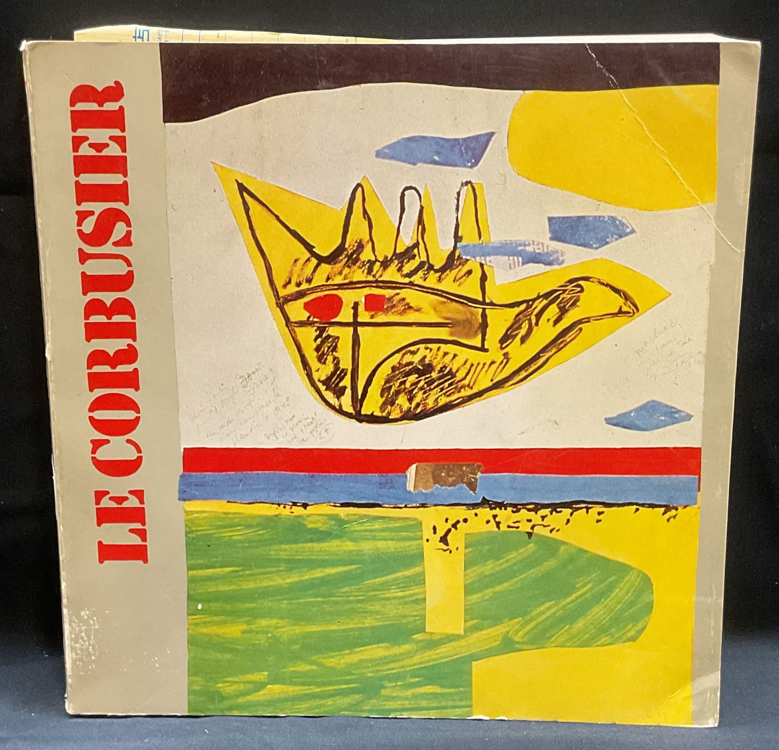 1978 Le Corbusier Design Book, Illustr Italy: Le Corbusier by Alberto Izzo and Camillo Gubitosi. Published by Officina Edizioni, 1978. Text in Italian. Illustrated. Measures approx 8.5 x 8.5 inches. Some wear to cover, pages, and binding consiste