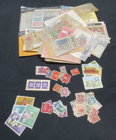 Large Group Lot 100+ Vintage Foreign Stamps