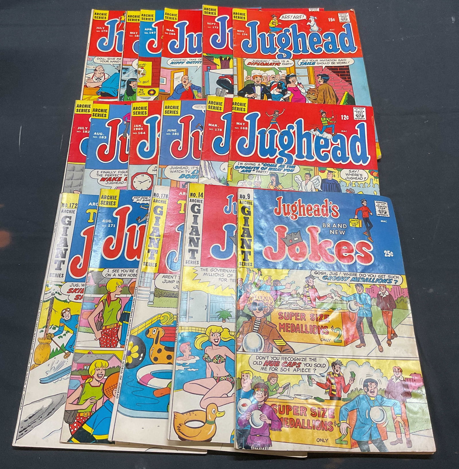 Group 17 Vintage Archie Comics, Illustr, 1960s (1 of 6)