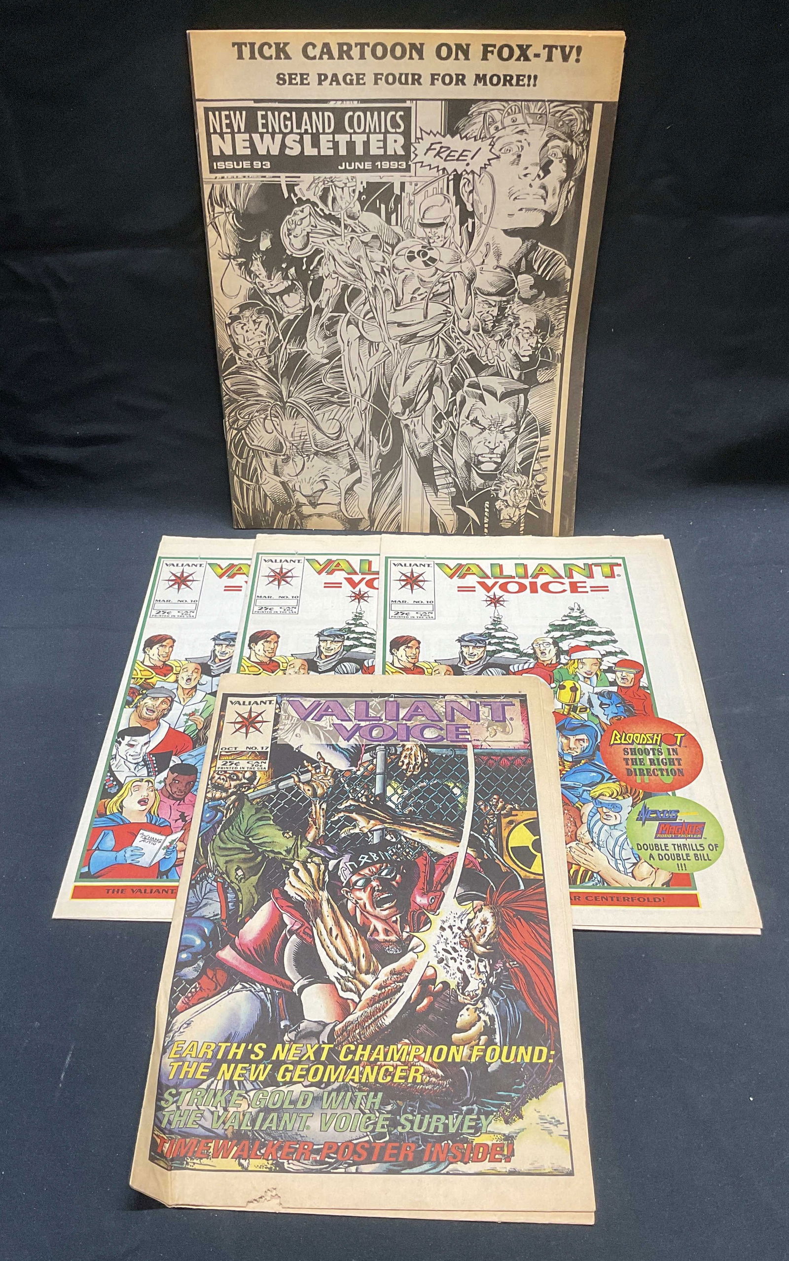 Group Lot Vtg Valiant Voice & New England Comics (1 of 7)