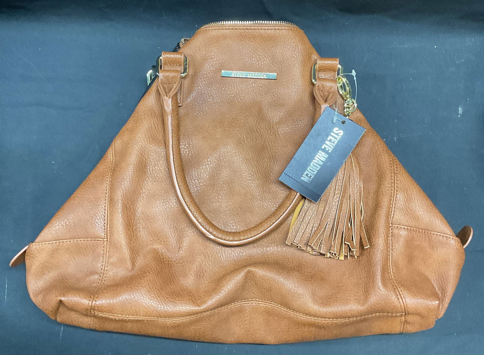 Steve Madden Brown Faux Leather Handbag NWT (1 of 6)