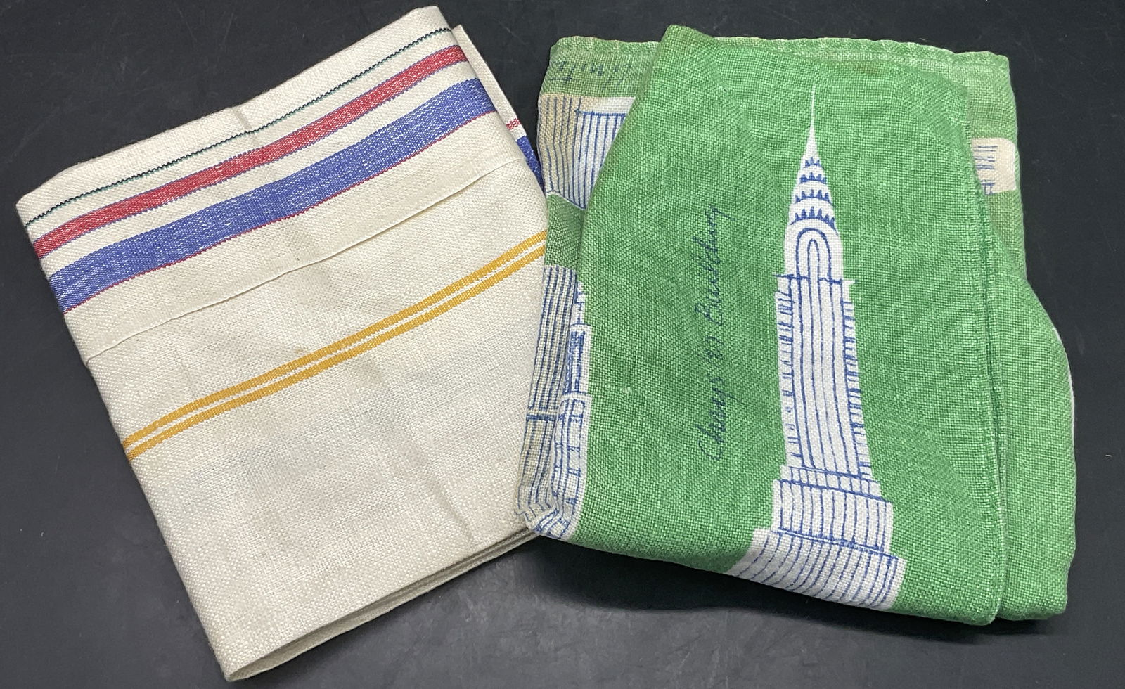 Lot 2 Vintage Tea Towels, IRISH LINEN & More (1 of 7)