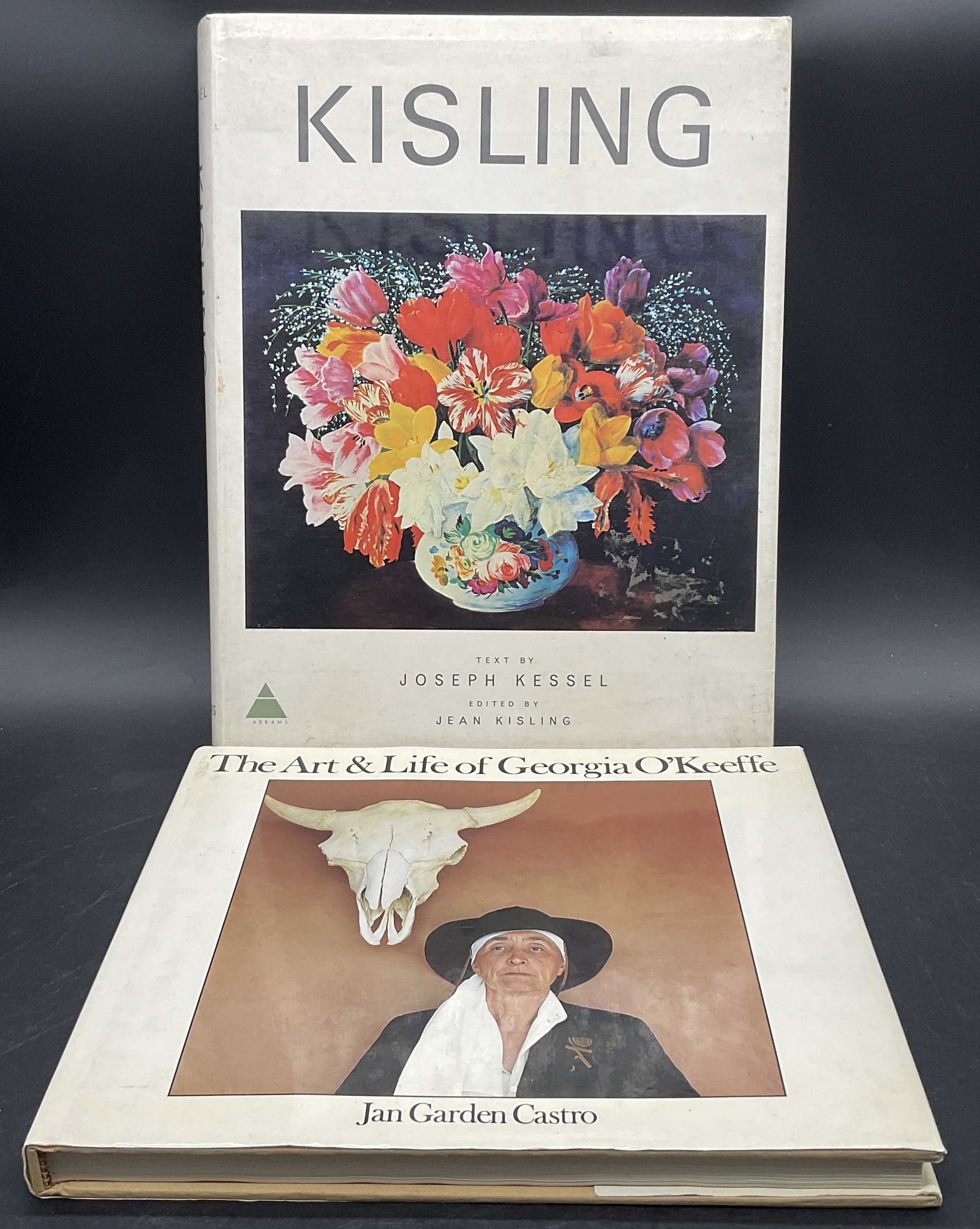2 Kisling 1971 & Georgia OKeefe 1985 Illust Books: Lot of 2 Kisling & Georgia OKeefe Illustrated Art Books. Includes The Art & Life of Georgia OKeefe by Jan Garden Castro, C. 1985 and KISLING by Joseph Kessel, edited by Jean Kisling, C. 1971. Larger b