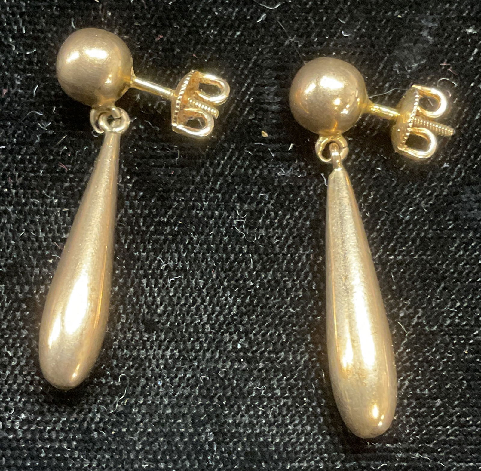 Vintage 10k Gold Dangle Earrings (1 of 6)