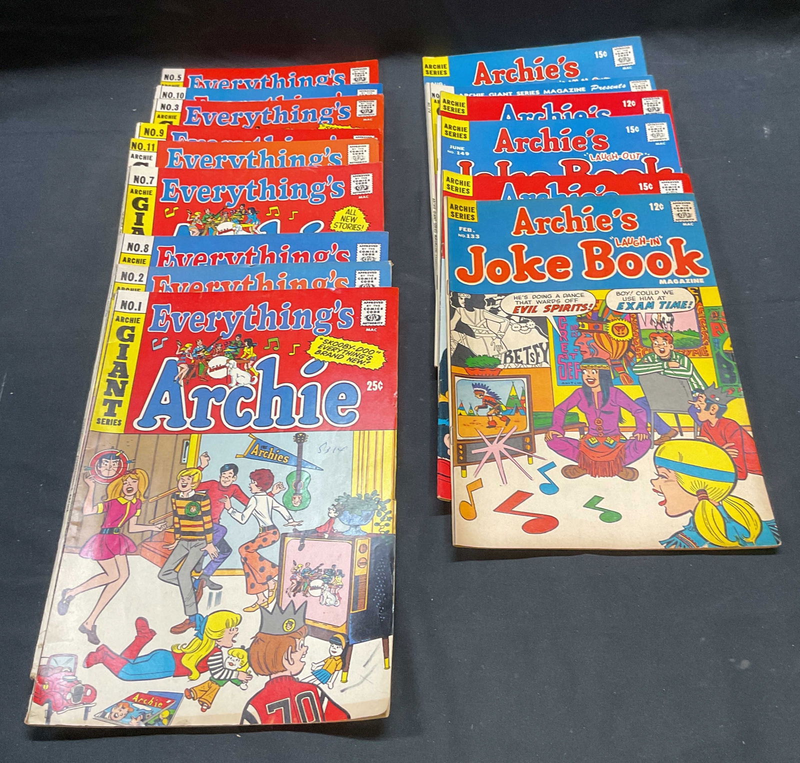 Group Lot Vintage Archie Comic Books 1969 (1 of 6)