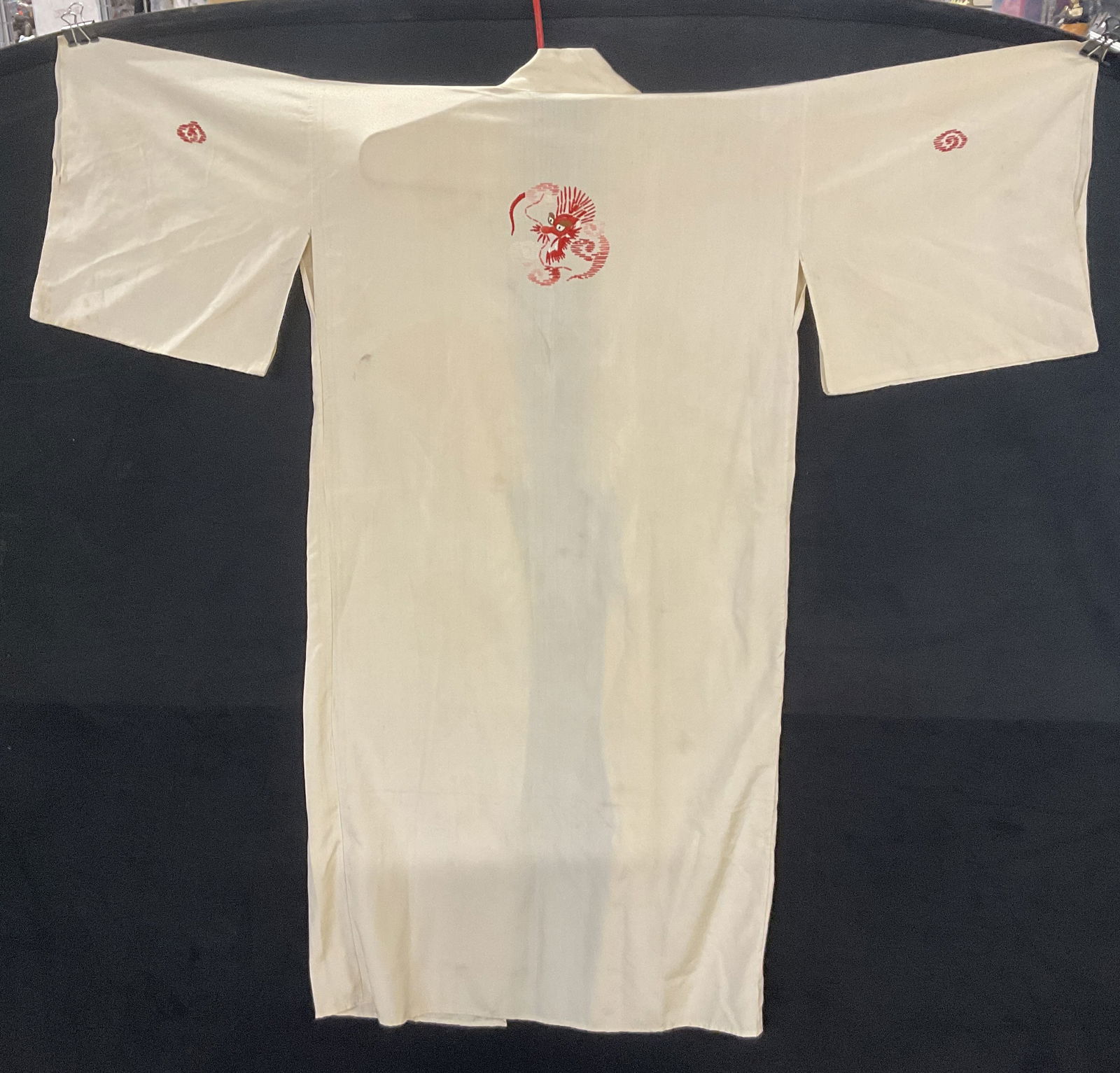 Vtg Embroidered Dragon Motif Kimono Style Cardigan (1 of 7)