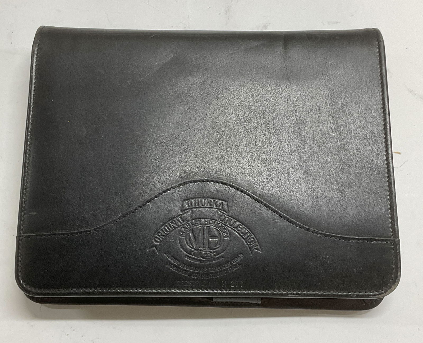 Ghurka Black Leather Organizer Calendar 1991 (1 of 8)