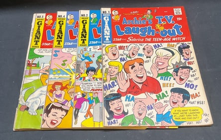 Group Lot Archie TV Laugh Out Comics 1969