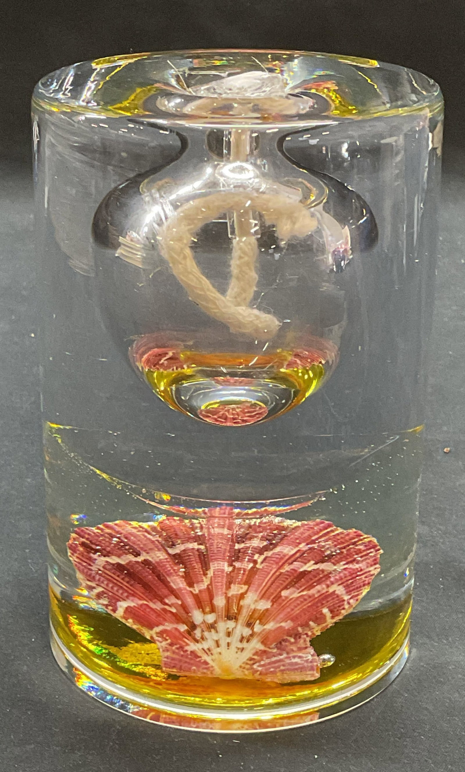 Art Glass Shell & Rope Nautical Display (1 of 6)