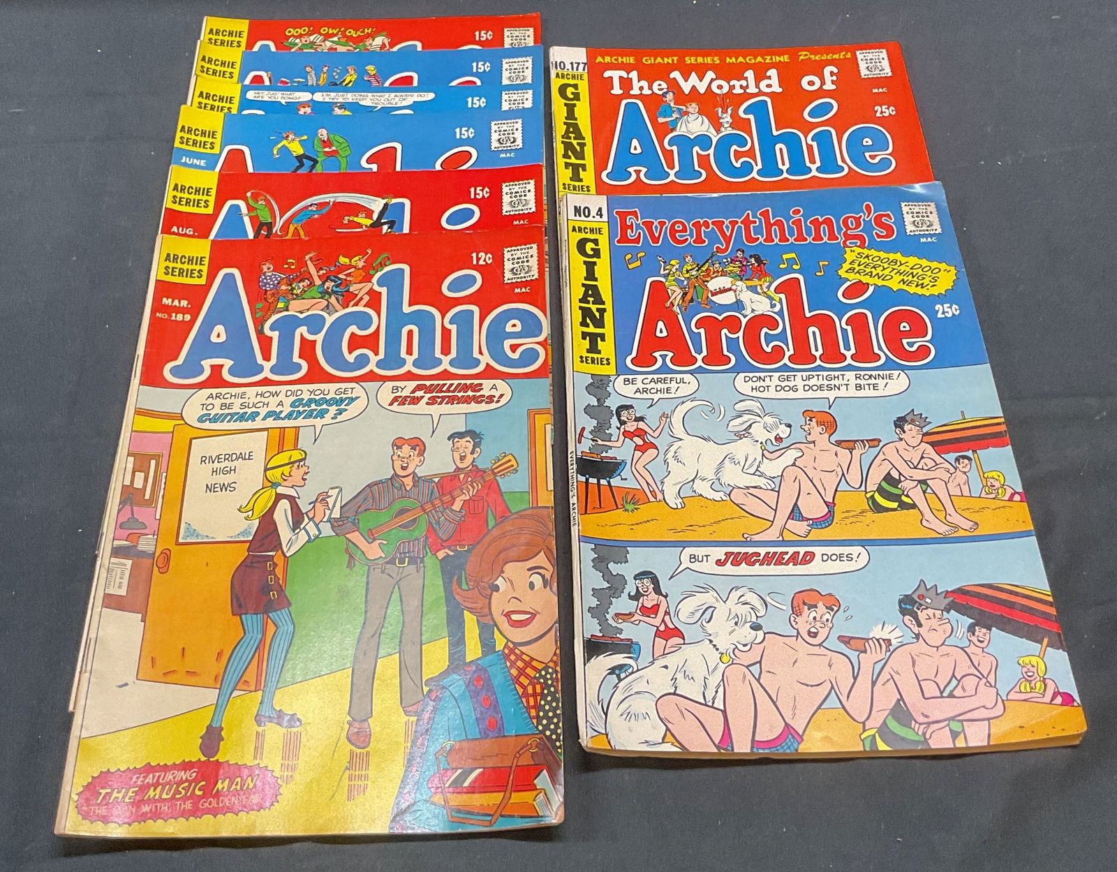 Group Lot Archie Series Comic Books 1969 (1 of 7)
