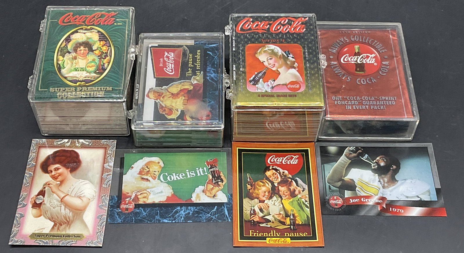 Grp Lot 50+ Coca Cola Collectible Trading Cards (1 of 8)