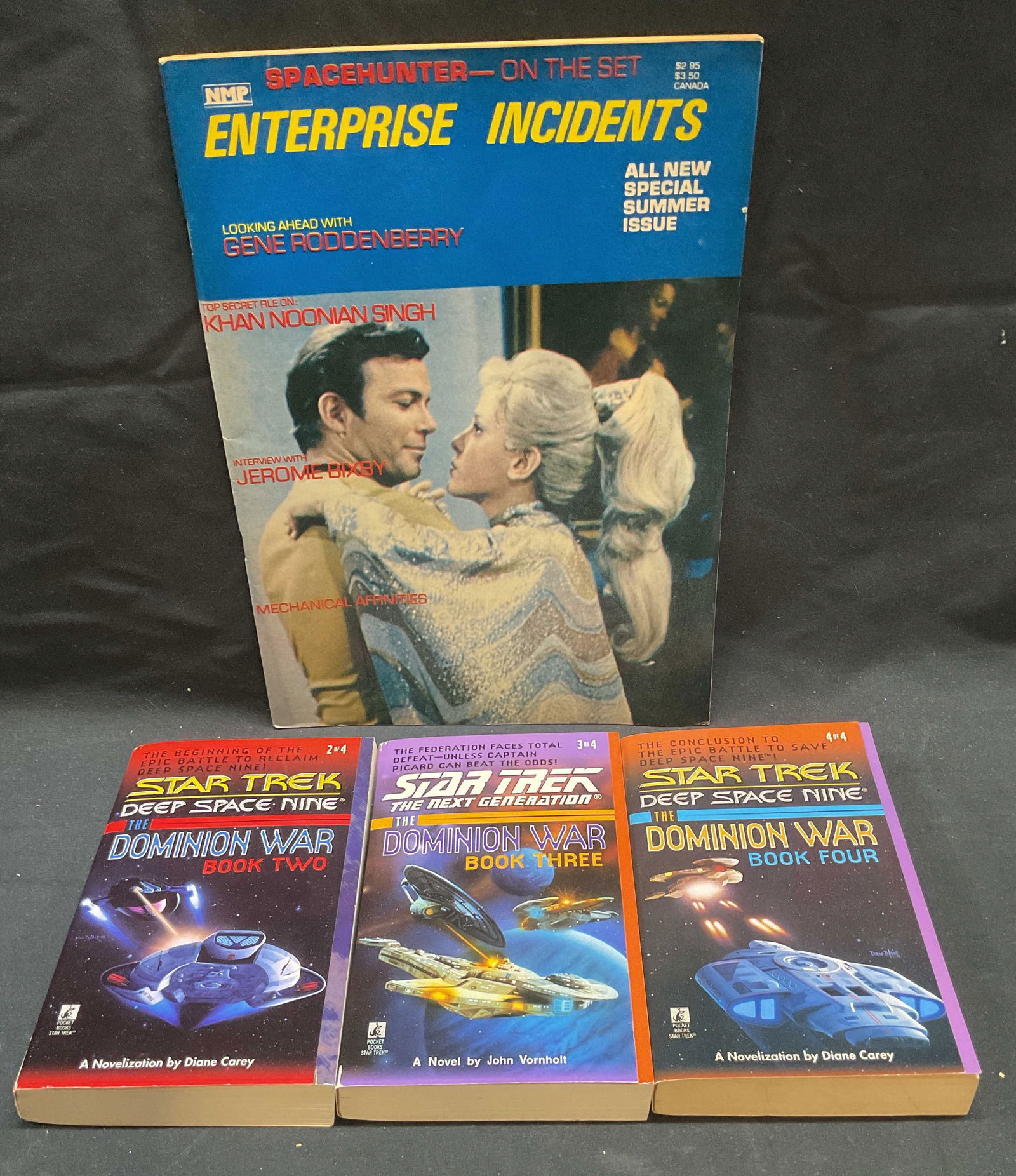 Lot Star Trek Books, Enterprise Incidents 1983-98 (1 of 8)
