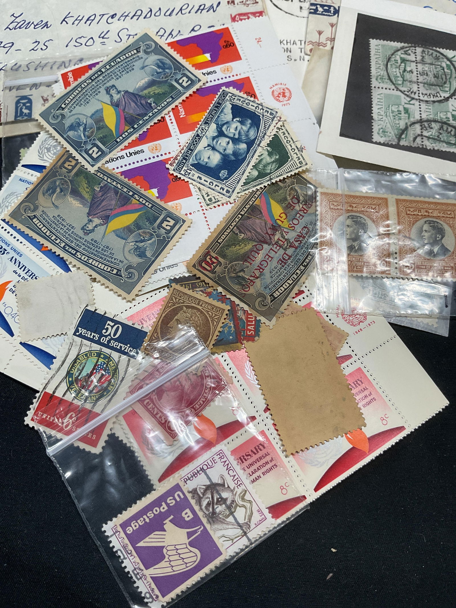 Group Lot 100+ Vintage Stamps & More (1 of 9)