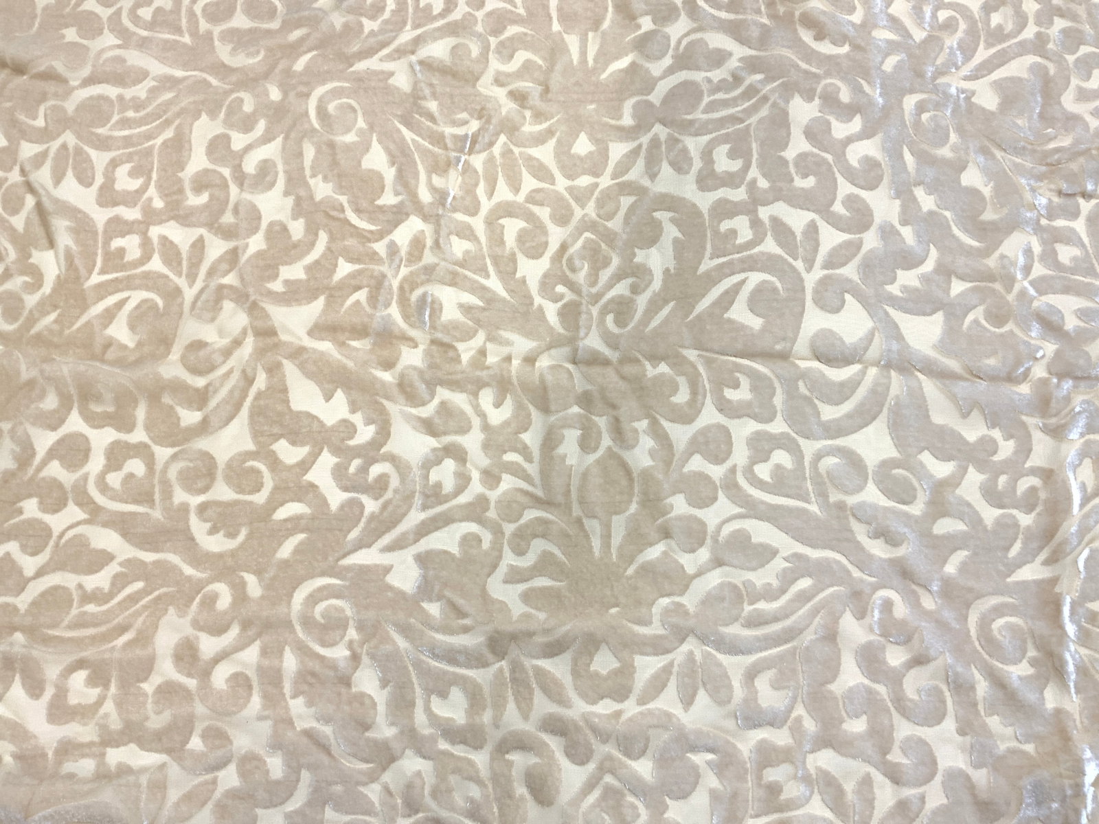 SPINOSO Rayon & Silk Scarf Tan USA (1 of 6)