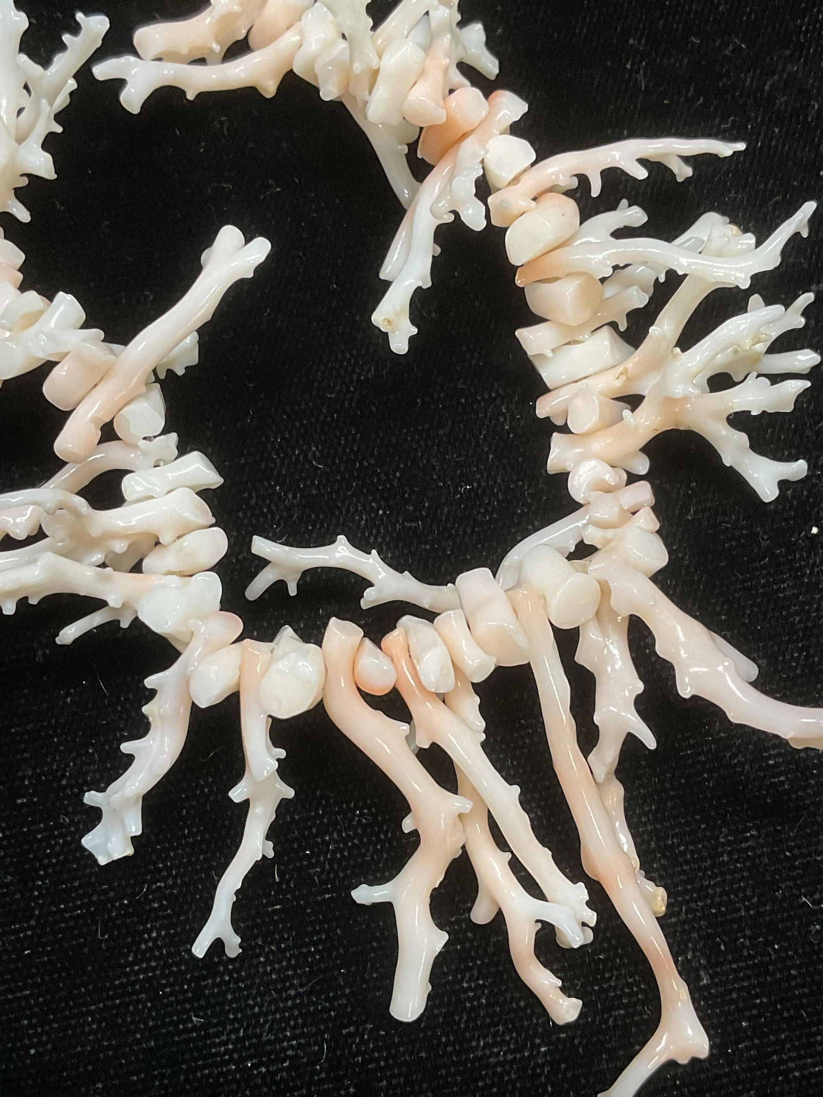 Vintage Pink Coral Branch Necklace (1 of 6)