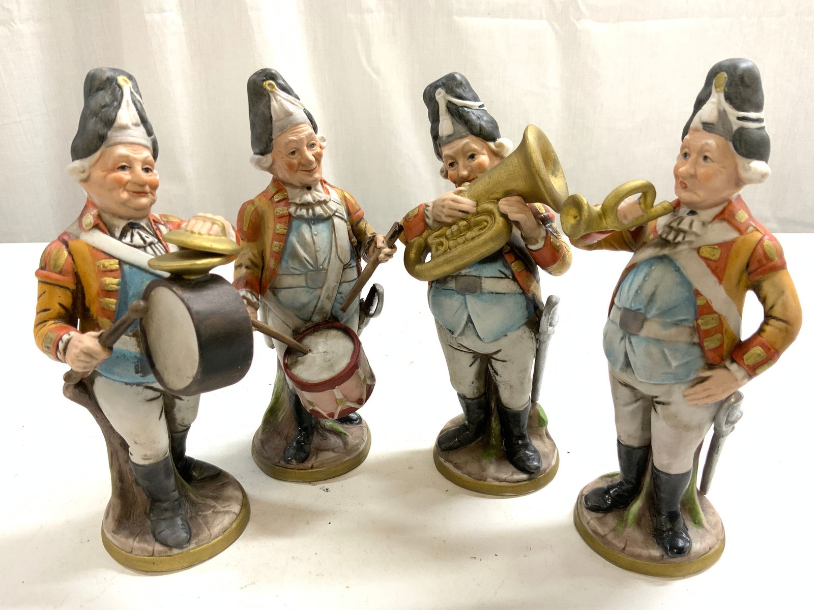 Set 4 Vintage Porcelain Marching Band Figures (1 of 8)