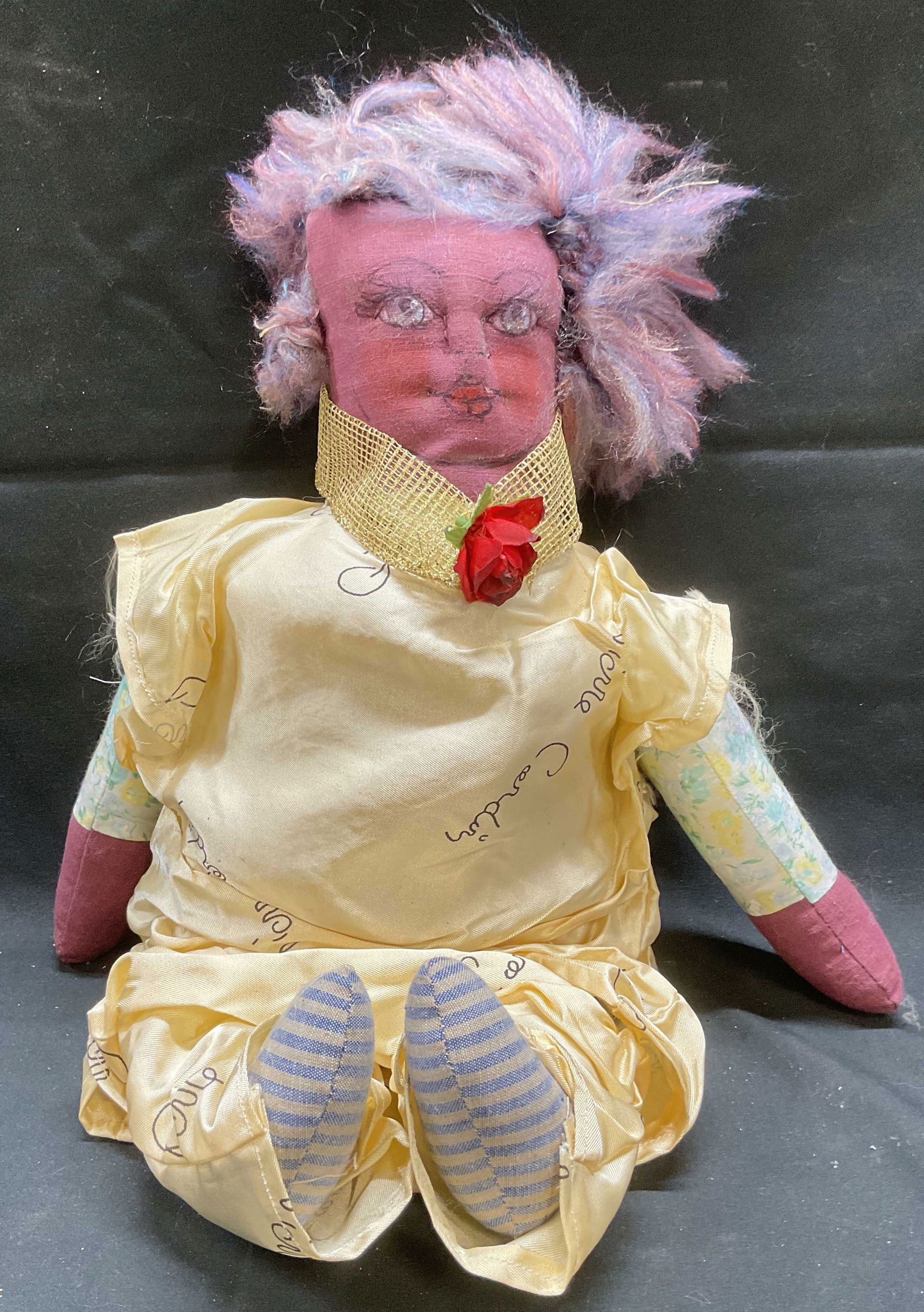 Vintage Handmade Rag Doll (1 of 6)