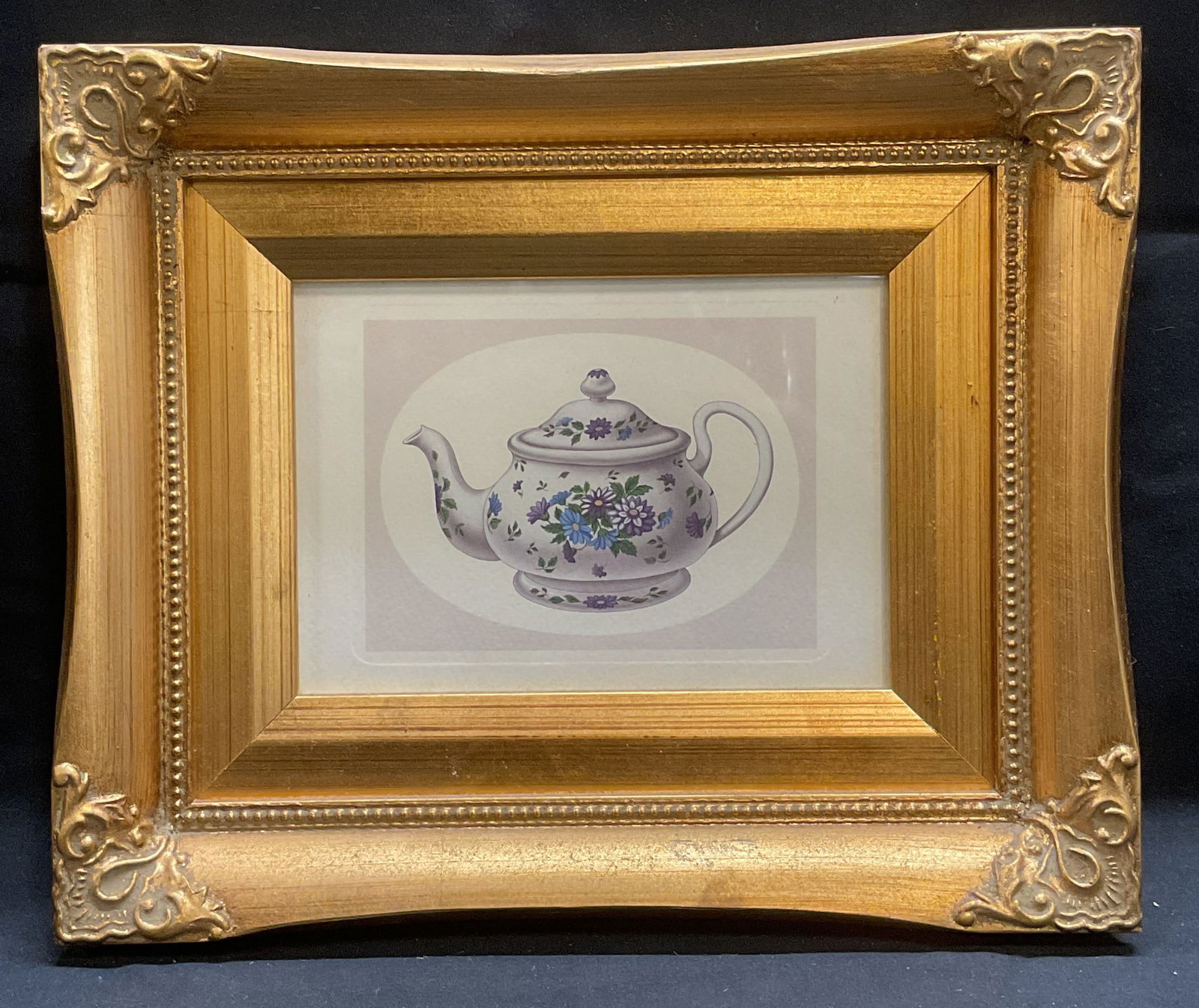 Framed Teapot Lithograph Print (1 of 6)