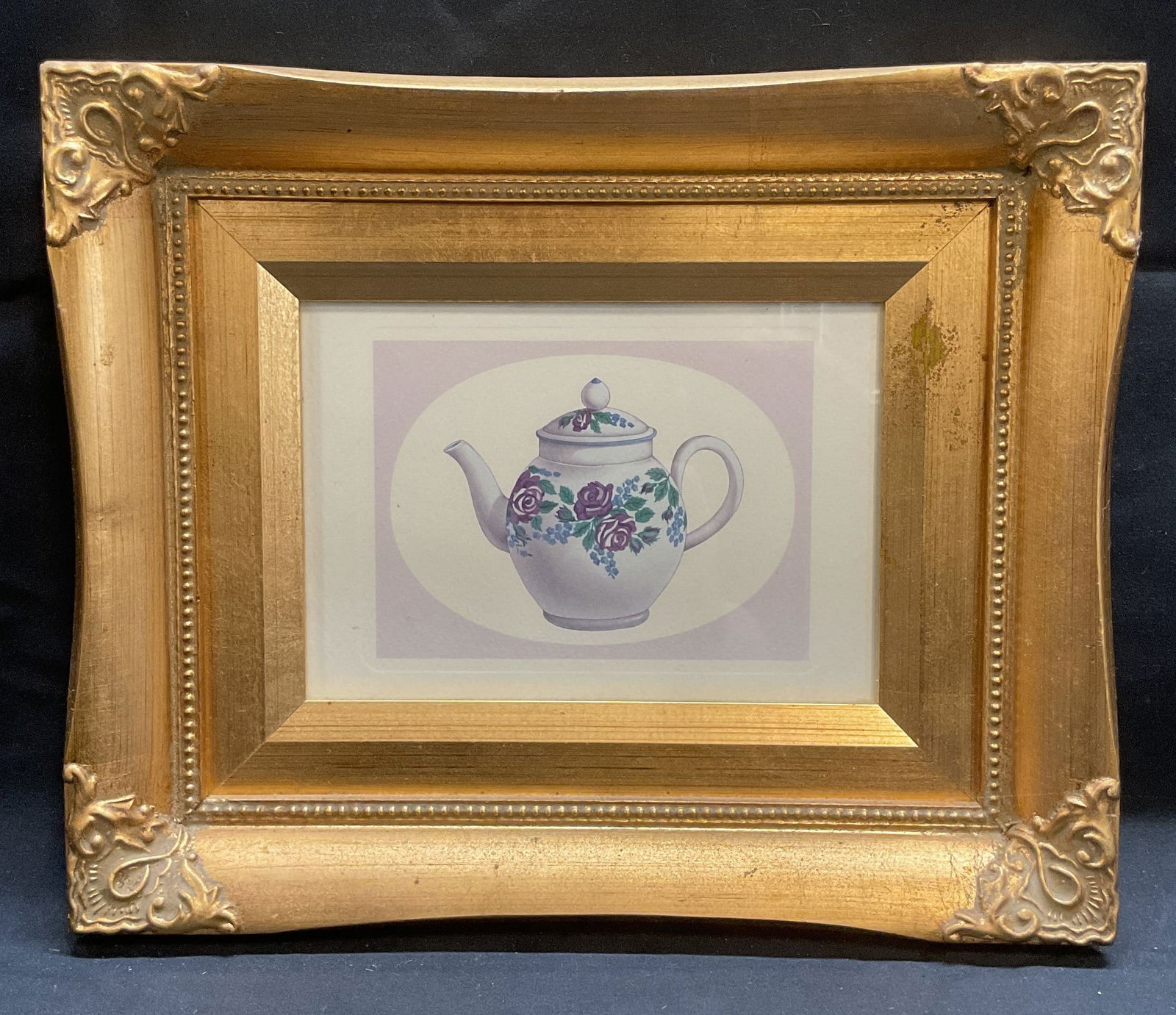 Framed Teapot Lithograph Print (1 of 6)