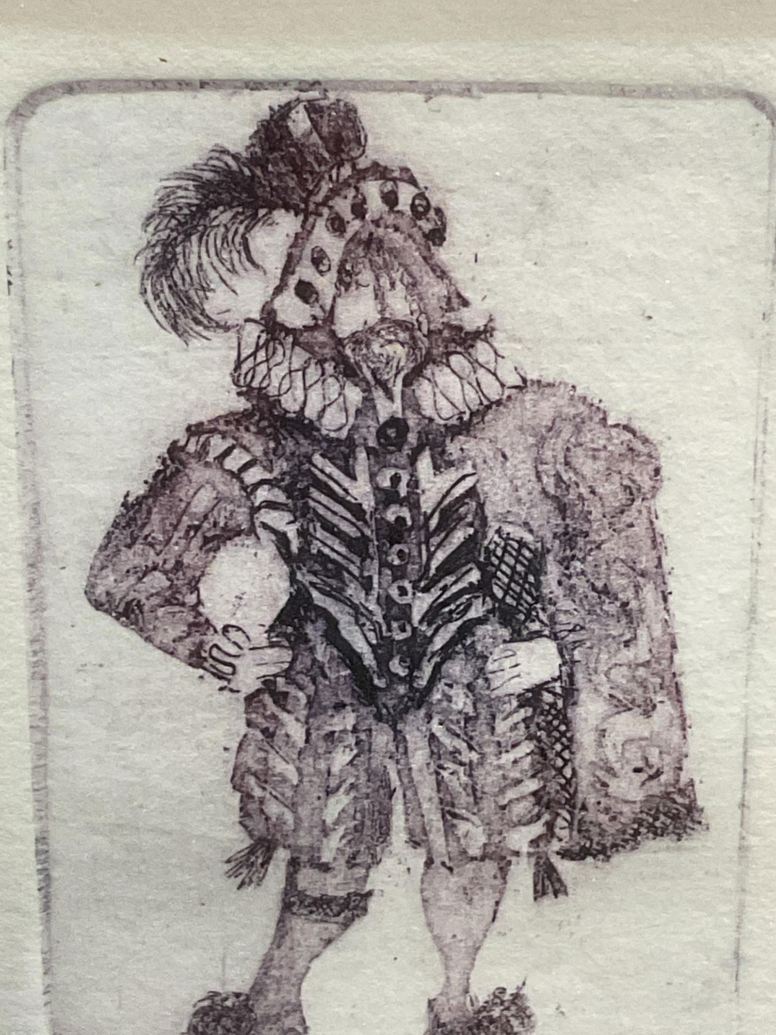 Signed Michael Hunter Chorus Musician Etching (1 of 6)