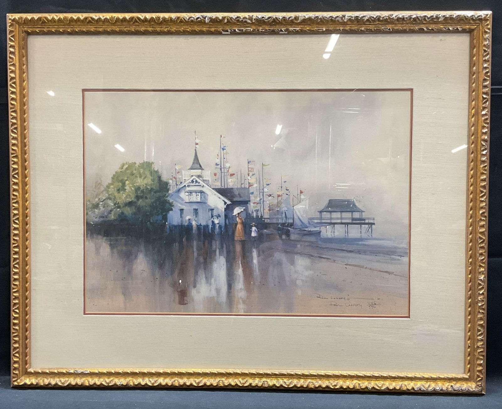 Signed Paul Landry Ltd Edt Regatta Lithograph COA (1 of 8)