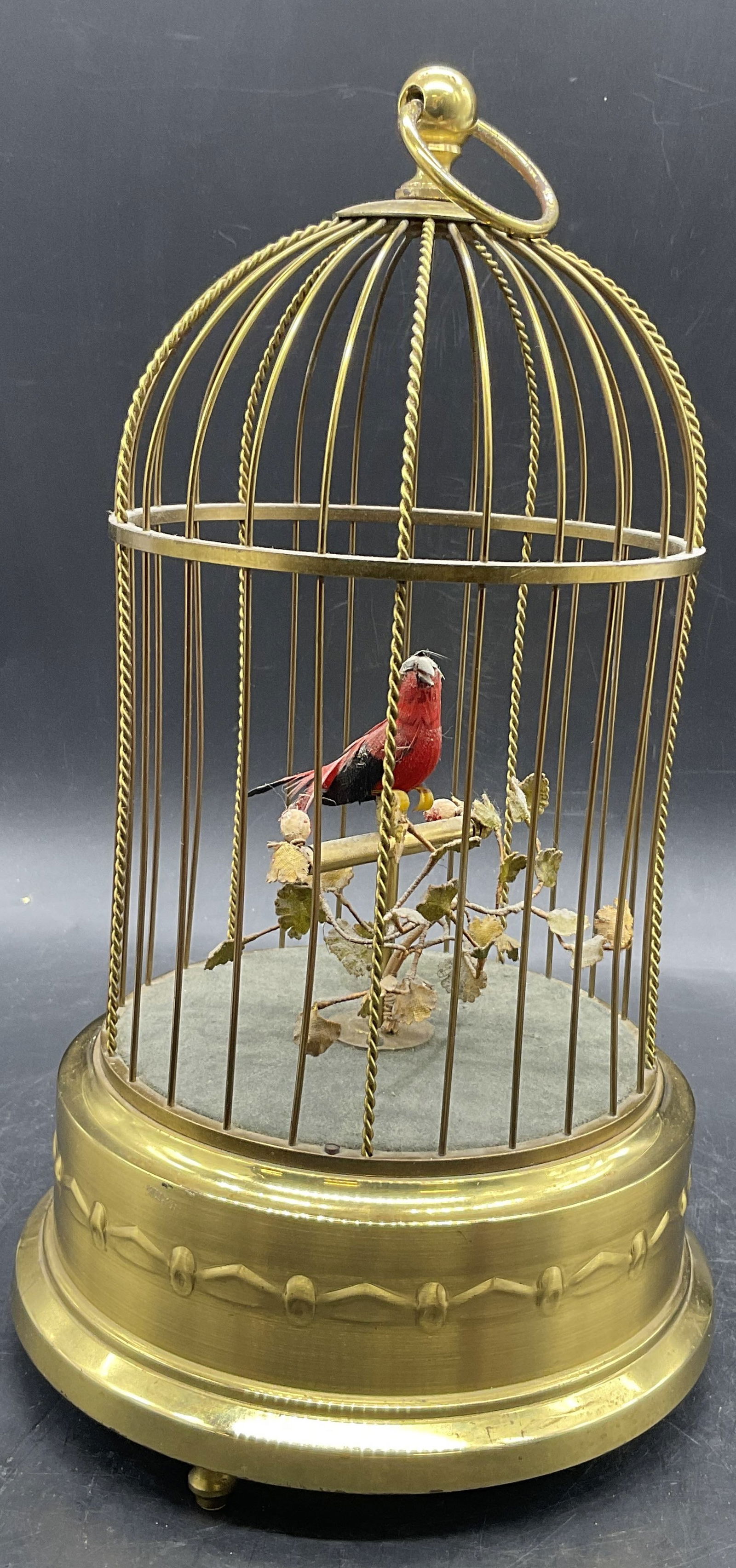 KEN D GERMANY Vintage Automaton Bird in Cage (1 of 11)