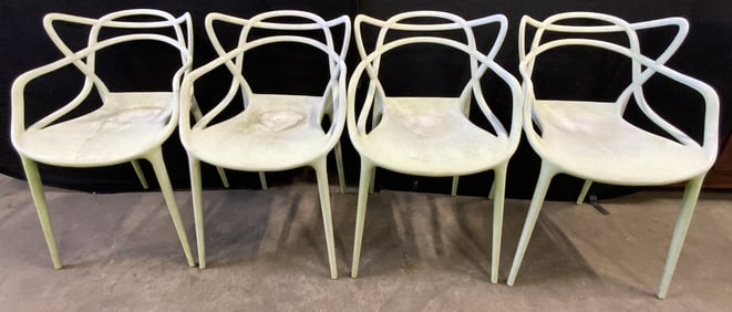 4 Philippe Starck & Eugeni Quitllet Masters Chairs