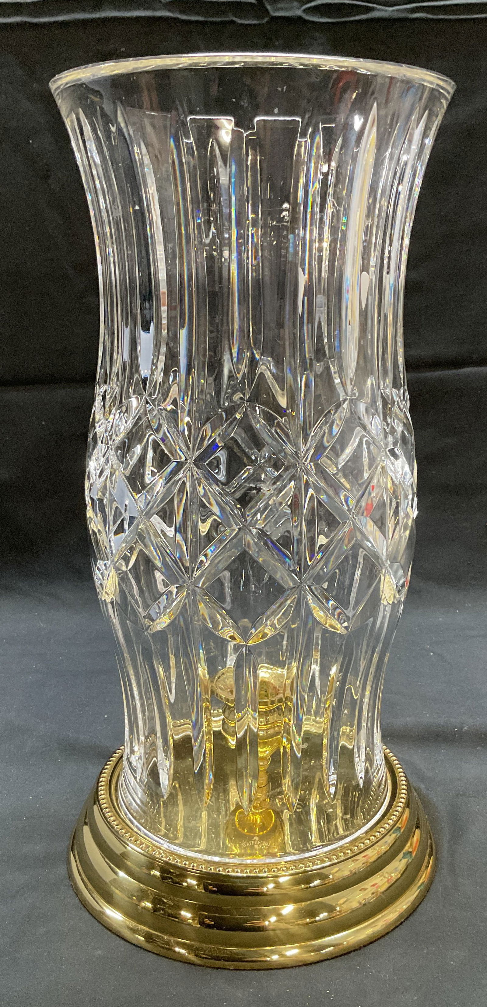 Waterford Cut Crystal Hurricane Candle Holder (1 of 6)