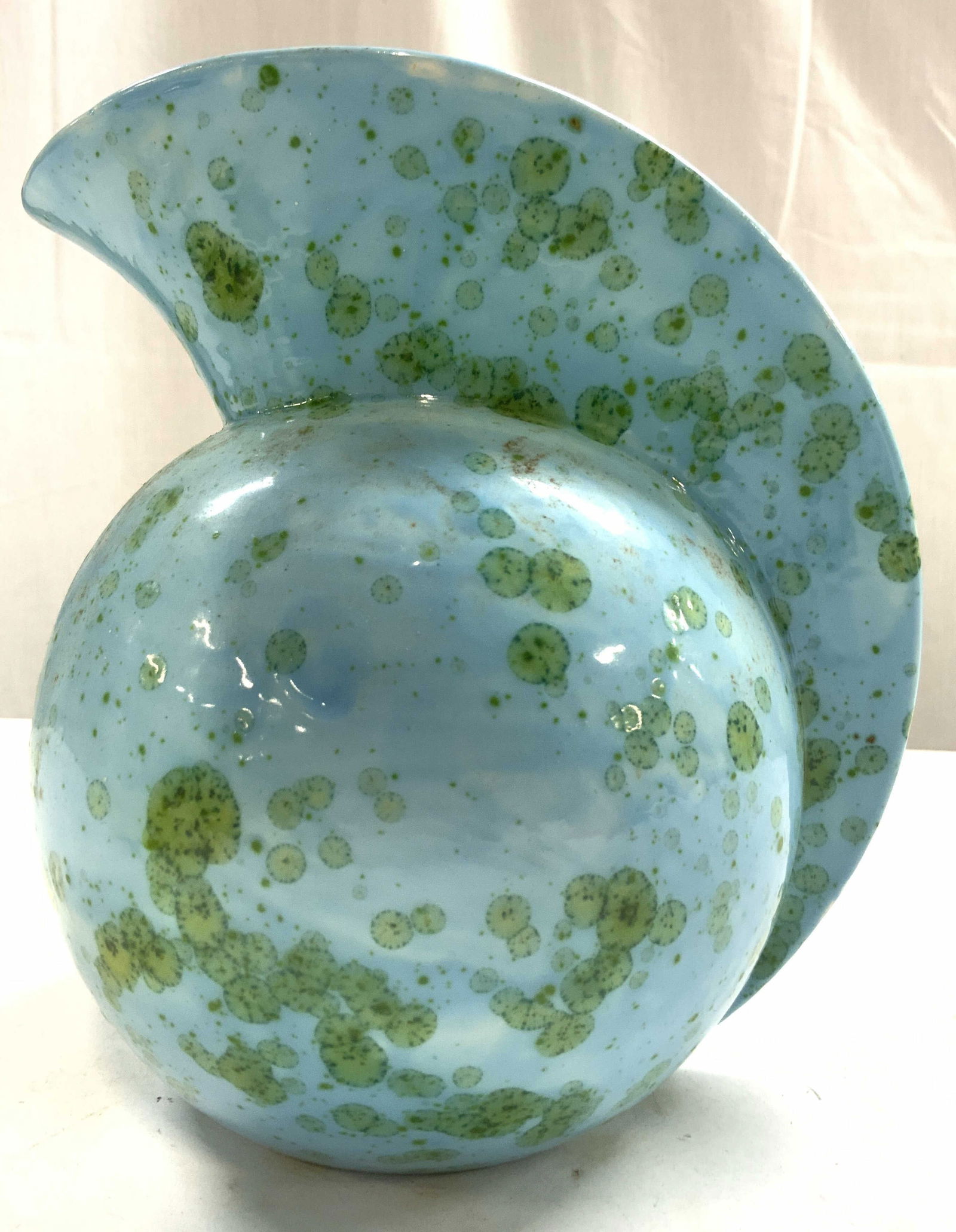 GLADYS Signed Ceramic Mohawk Vase (1 of 8)