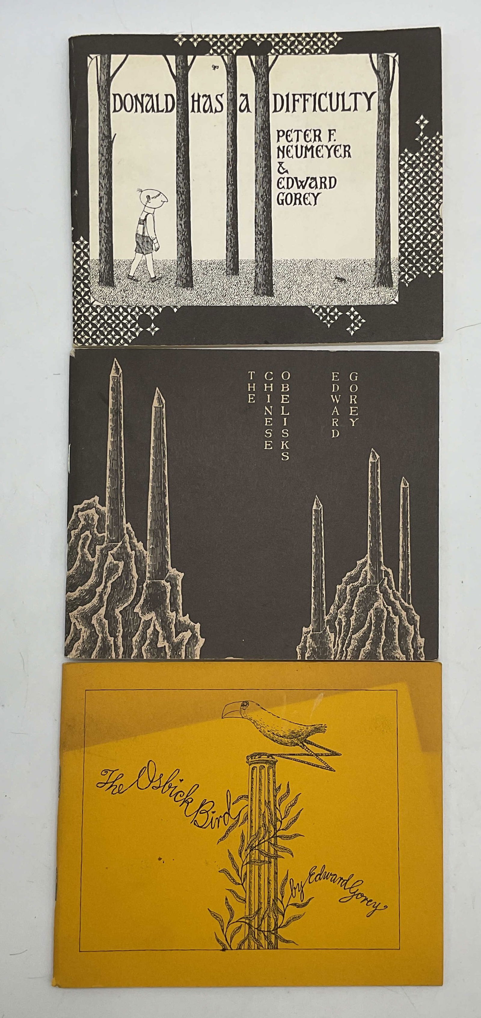 Lot 3 First Edition Edward Gorey Books, Illustr (1 of 12)