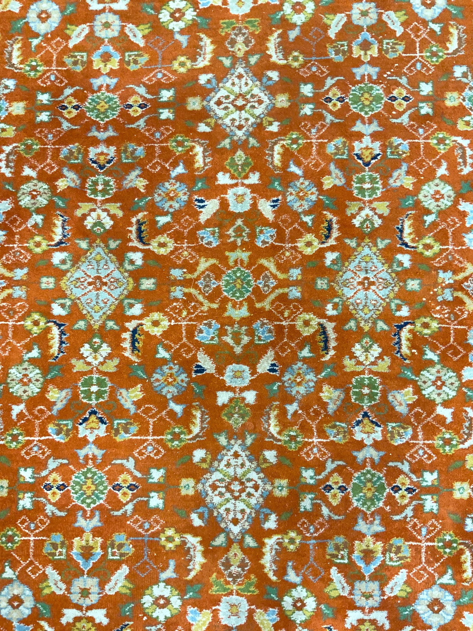 Vintage Handmade Oriental Wool Area Rug (1 of 8)