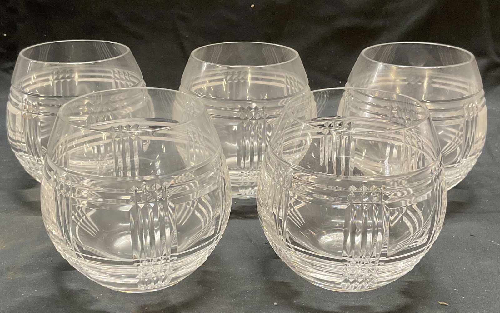 Set 5 Ralph Lauren Crystal Glen Plaid Tumblers (1 of 6)