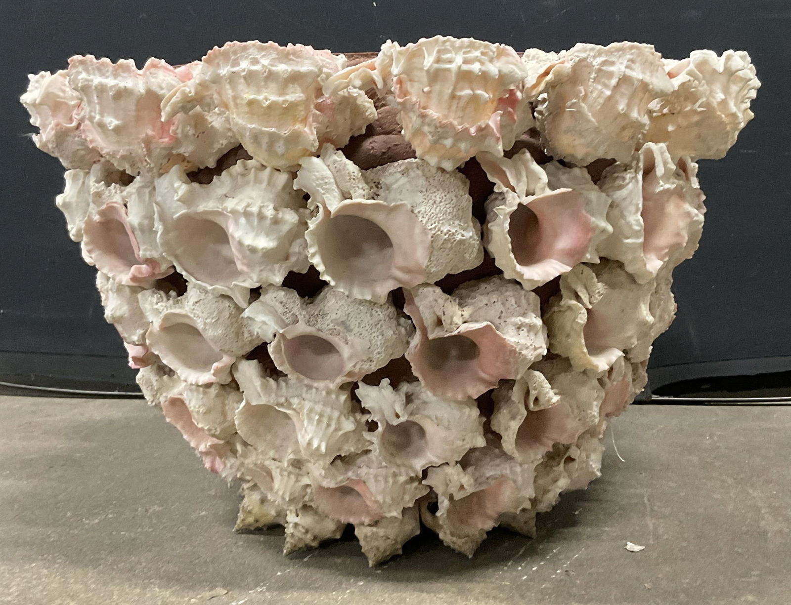 Vintage Handmade Nautical Shell Motif Planter (1 of 9)